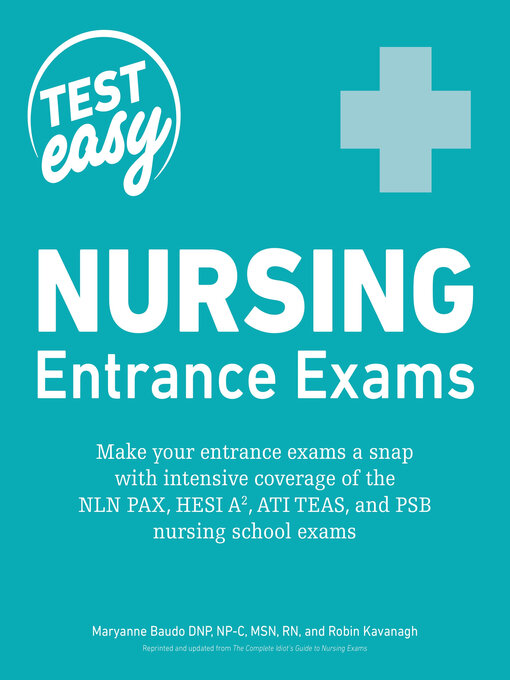 Title details for Nursing Entrance Exams by Maryanne Baudo NP-C, MSN, RN - Wait list